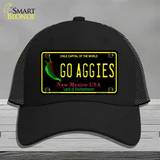 Go Aggies Novelty License Plate Hat Mesh / Black