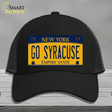 Go Syracuse Novelty License Plate Hat Mesh / Black