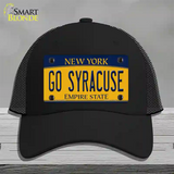 Go Syracuse Novelty License Plate Hat Mesh / Black