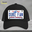 Duke Fan Novelty License Plate Hat Mesh / Black