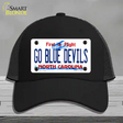 Go Blue Devils Novelty License Plate Hat Mesh / Black