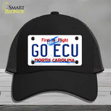 Go East Carolina Univ Novelty License Plate Hat Mesh / Black