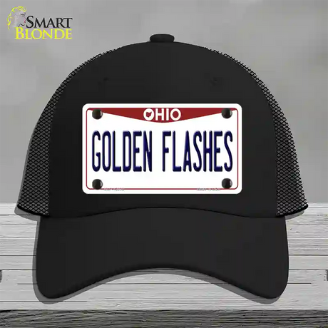 Golden Flashes Novelty License Plate Hat Mesh / Black