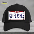 Go Flashes Novelty License Plate Hat Mesh / Black