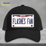 Flashes Fan Novelty License Plate Hat Mesh / Black