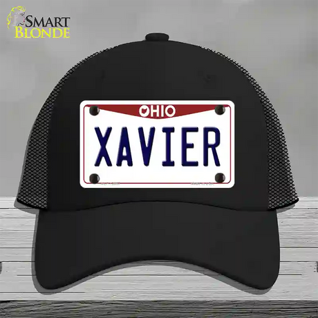 Xavier Novelty License Plate Hat Mesh / Black