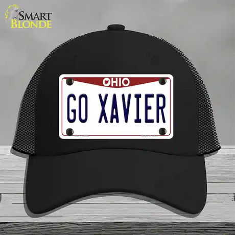 Go Xavier Novelty License Plate Hat Mesh / Black