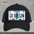 Go Oregon Novelty License Plate Hat Mesh / Black