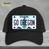 Go Oregon Novelty License Plate Hat Mesh / Black