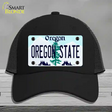 Oregon State Novelty License Plate Hat Mesh / Black