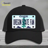 Oregon State Fan Novelty License Plate Hat Mesh / Black