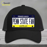 Penn State Fan Novelty License Plate Hat Mesh / Black