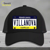 Villanova Novelty License Plate Hat Mesh / Black