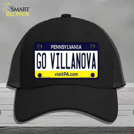 Go Villanova Novelty License Plate Hat Mesh / Black