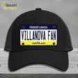 Villanova Fan Novelty License Plate Hat Mesh / Black