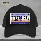 South Carolina Plate Tigers Fan Novelty License Plate Hat Mesh / Black