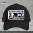 Go Gamecocks Novelty License Plate Hat Mesh / Black