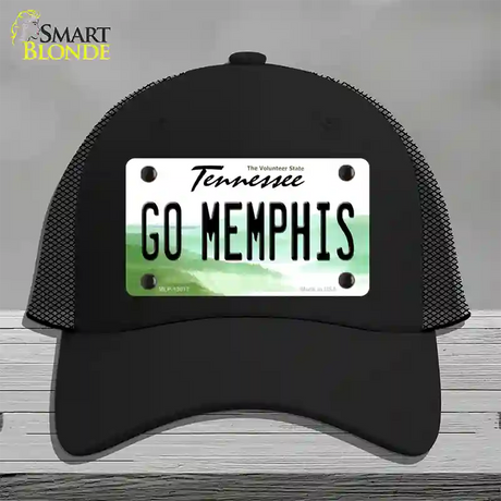 Go Memphis Novelty License Plate Hat Mesh / Black