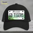 Tennessee Go Tigers Novelty License Plate Hat Mesh / Black