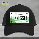 Tennessee Novelty License Plate Hat Mesh / Black