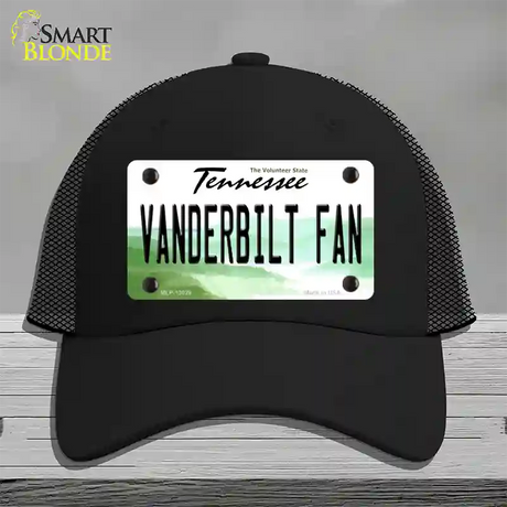 Vanderbilt Fan Novelty License Plate Hat Mesh / Black