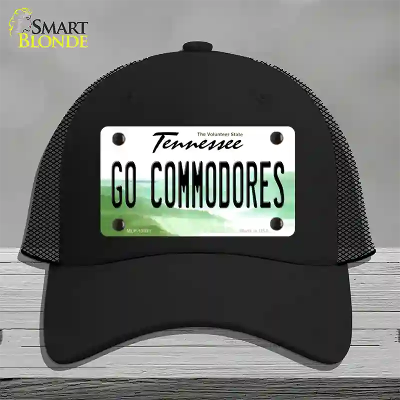 Go Commodores Novelty License Plate Hat Mesh / Black