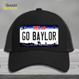 Go Baylor Novelty License Plate Hat Mesh / Black