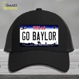 Go Baylor Novelty License Plate Hat Mesh / Black