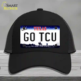 Go TCU Novelty License Plate Hat Mesh / Black