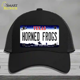 Horned Frogs Novelty License Plate Hat Mesh / Black