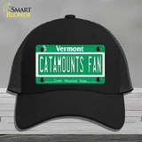 Catamounts Fan Novelty License Plate Hat Mesh / Black