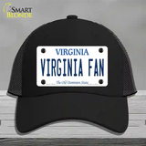 Virginia Fan Novelty License Plate Hat Mesh / Black