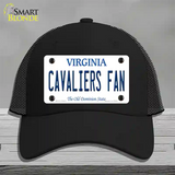 Cavaliers Fan Novelty License Plate Hat Mesh / Black