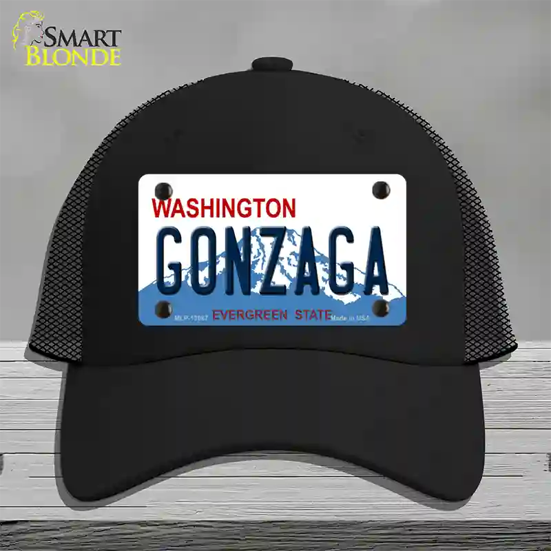 Gonzaga Novelty License Plate Hat Mesh / Black