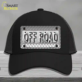 Off Road Novelty License Plate Hat Mesh / Black