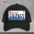 Go Zags Novelty License Plate Hat Mesh / Black