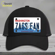 Zags Fan Novelty License Plate Hat Mesh / Black