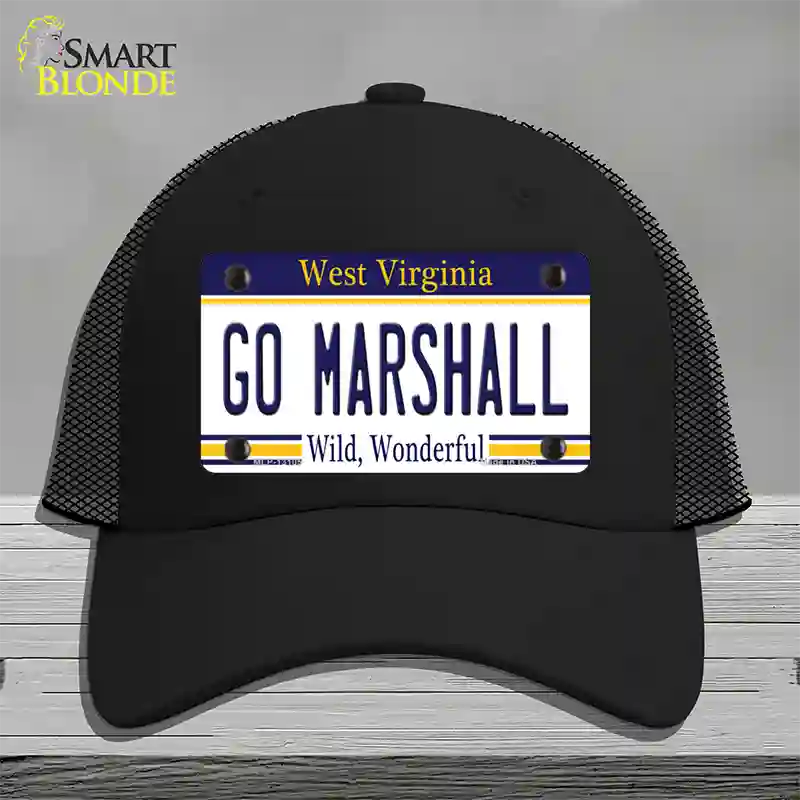 Go Marshall Novelty License Plate Hat Mesh / Black