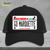 Go Marquette Novelty License Plate Hat Mesh / Black