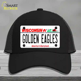 Golden Eagles Novelty License Plate Hat Mesh / Black