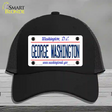 George Washington Novelty License Plate Hat Mesh / Black