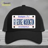 Go George Washington Novelty License Plate Hat Mesh / Black