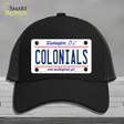 Colonials Novelty License Plate Hat Mesh / Black