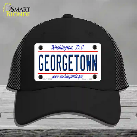 Georgetown Novelty License Plate Hat Mesh / Black