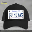 Go Hoyas Novelty License Plate Hat Mesh / Black