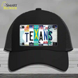 Texans Strip Art Novelty License Plate Hat Tag Mesh / Black