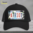 Patriots Strip Art Novelty License Plate Hat Tag Mesh / Black