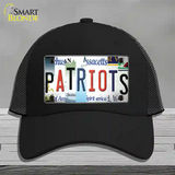 Patriots Strip Art Novelty License Plate Hat Tag Mesh / Black