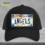 Angels Strip Art Novelty License Plate Hat Tag Mesh / Black