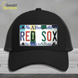 Red Sox Strip Art Novelty License Plate Hat Tag Mesh / Black